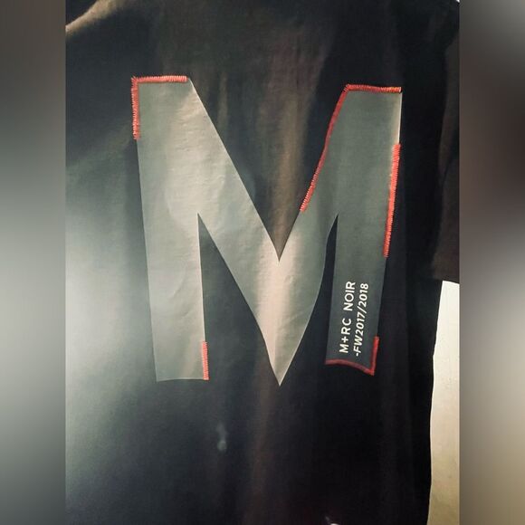Marche Noir - XL - Black - Graphic Tee - Short-Sleeve Shirt -  Y2K - Picture 6 of 7